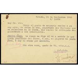 1944 ED. 089 us Enteros Postales Marruecos