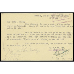 1944 ED. 089 us Enteros Postales Marruecos