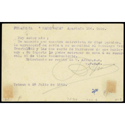 1942 ED. 33 us Enteros Postales Marruecos
