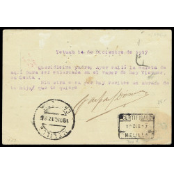 1916 ED. 10 us Enteros Postales Marruecos