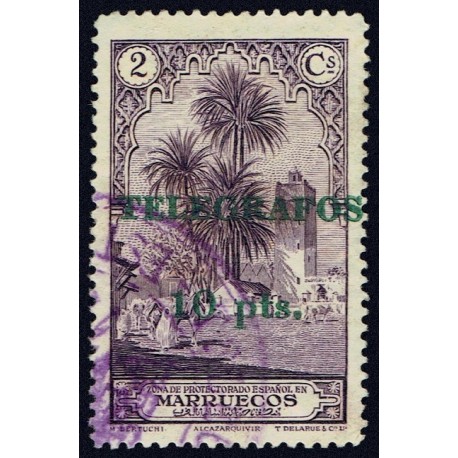 1935 ED. Marruecos Telégrafos 41 us