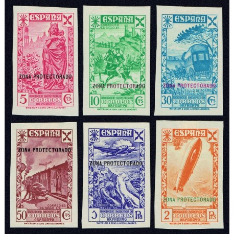 1938 ED. Marruecos Beneficencia 7s/12s *