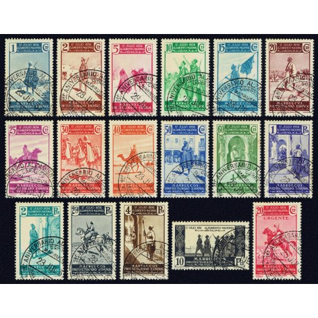 1937 ED. Marruecos 169/185 us