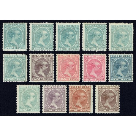 1896 ED. Cuba 140/153 *