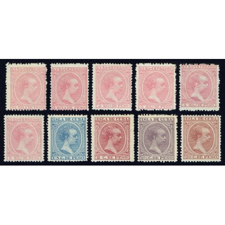 1894 ED. Cuba 130/139 *