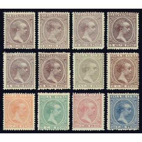 1891 ED. Cuba 118/129 *