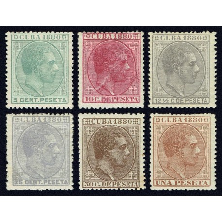 1880 ED. Cuba 56/61* (2)