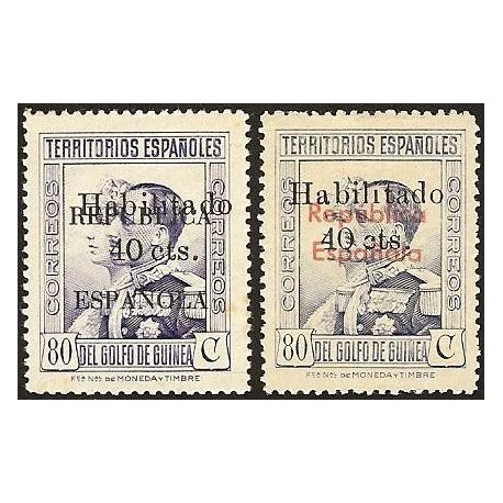 1939 ED. Guinea 254/255 **