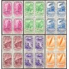 1938 ED. Guinea Beneficencia 1/6 ** [x4]