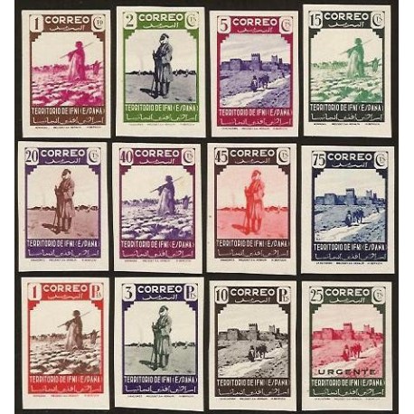 1943 ED. Ifni 16s/27s (*)