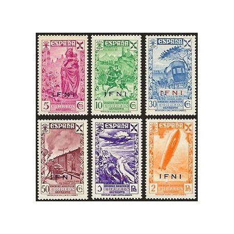 1943 ED. Ifni Beneficencia 7/12 **