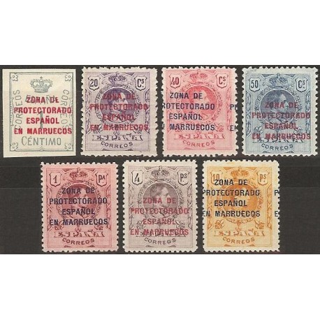 1921 ED. Marruecos 74/80 *