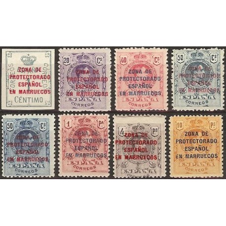 1921 ED. Marruecos 74/80 **
