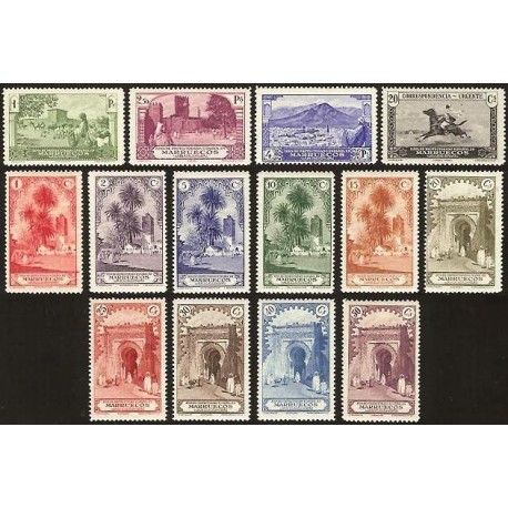 1928 ED. Marruecos 105/118 *