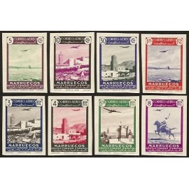 1949 ED. Marruecos 297s/304s **