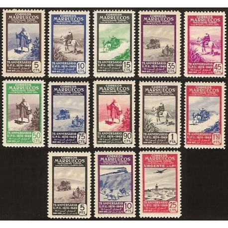 1949 ED. Marruecos 312/324 **