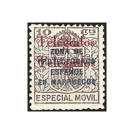 1935 ED. Marruecos Telégrafos 34Ahh **