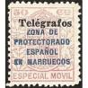 1937 ED. Marruecos Telégrafos 41C **