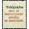 1937 ED. Marruecos Telégrafos 41D **