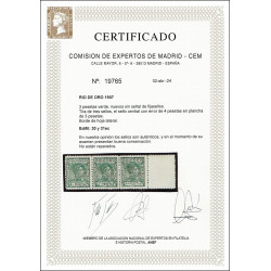 1907 ED. Río de Oro 30/31ec ** [x3]