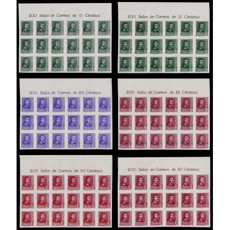 1938 ED. 841s/844s, 841As, 844As ** [x18]