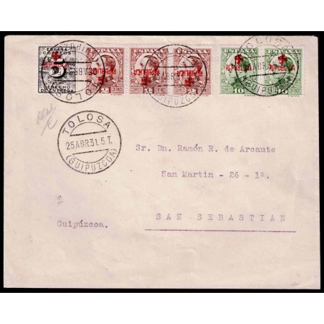 1931 ED. ELR Tolosa 01hi [x3], 02, 03 [x2] us