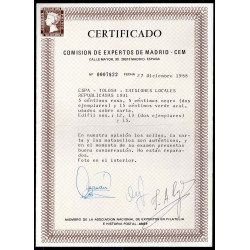 1931 ED. ELR Tolosa 12 [x2], 13, 15 us