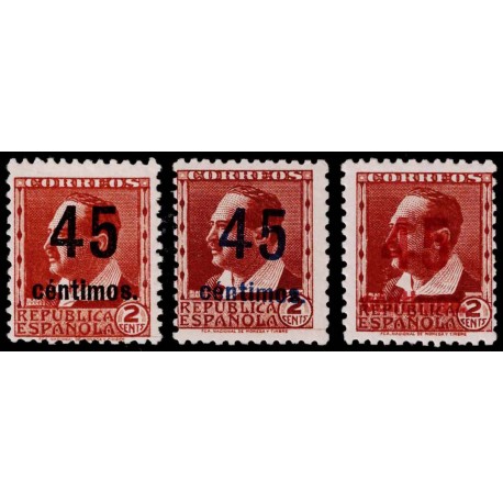 1938 ED. NE 28, NE 28a, NE 28b **