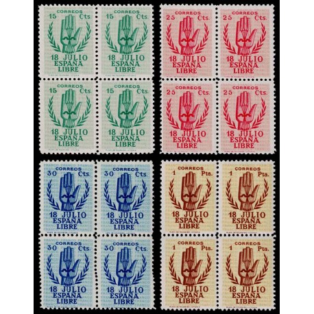1938 ED. 851/854 ** [x4]