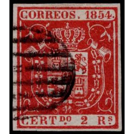 1854 ED. 25p us