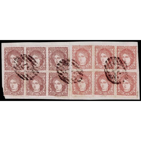 1870 ED. 108/109 us [x6]