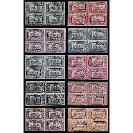 1905 ED. 257/266 us [x4]