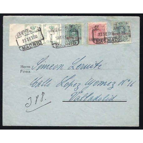 Alfonso XIII ED. 268/269, 277, 291 (x2)