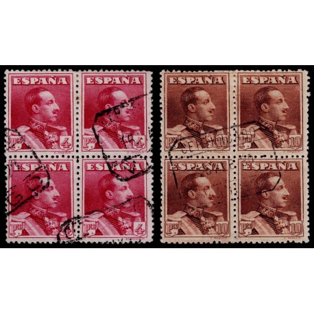 1922 ED. 322/323 us [x4]