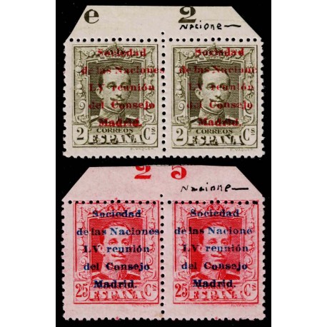 1929 ED. 456 + 456t, 461 + 461t **