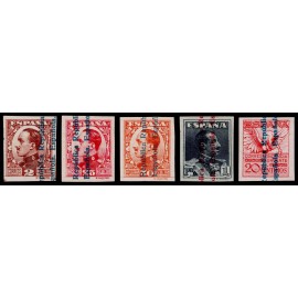 1931 ED. 593s, 598s/603s *