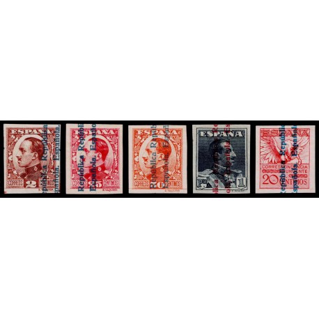 1931 ED. 593s, 598s/603s *