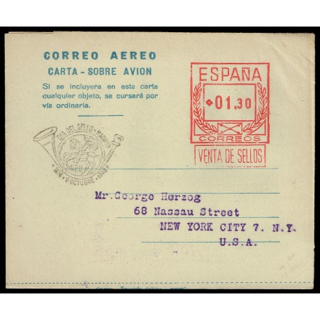 1947-1952 ED. 3 us Aerogramas