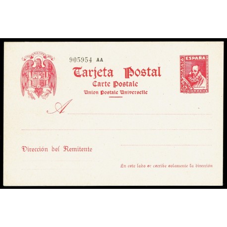 1939 ED. 84 * Tarjetas Entero Postales