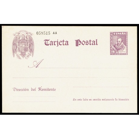 1938 ED. 82 * Tarjetas Entero Postales