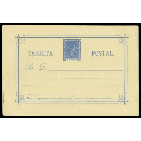 1875 ED. 9 * Tarjetas Entero Postales