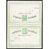 1874 ED. 3/4 * Tarjetas Entero Postales
