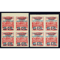 1937 ED. Asturias 08s/11s (*) [x4]