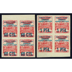 1937 ED. Asturias 08s/11s (*) [x4]