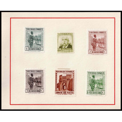 1932 ED. 662/675, 676, 677, Guinea 202/203 y NE11/NE11G