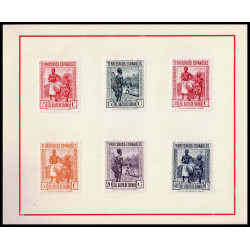 1932 ED. 662/675, 676, 677, Guinea 202/203 y NE11/NE11G