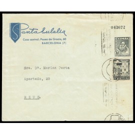 1941-1956 ED. 121 us Enteros Postales Privados