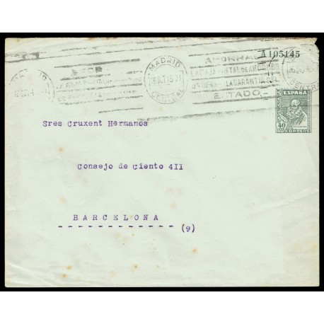 1941-1956 ED. 121 us Enteros Postales Privados