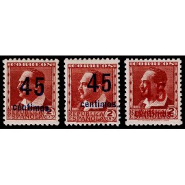 1938 ED. NE 28, NE 28a, NE 28b **
