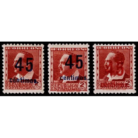 1938 ED. NE 28, NE 28a, NE 28b **